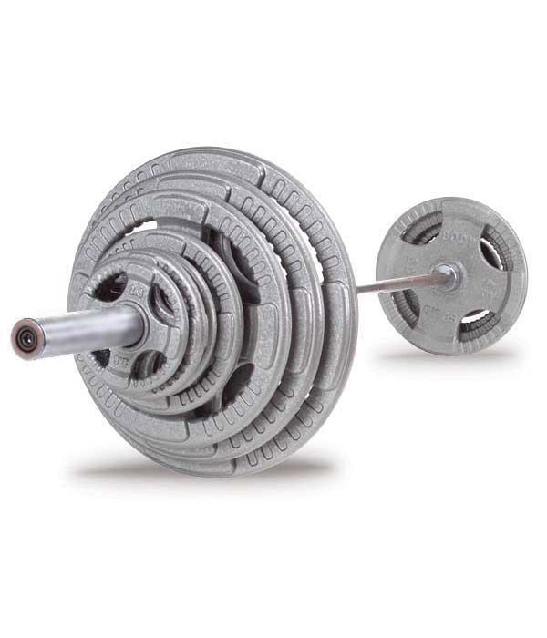 Iron barbell weights