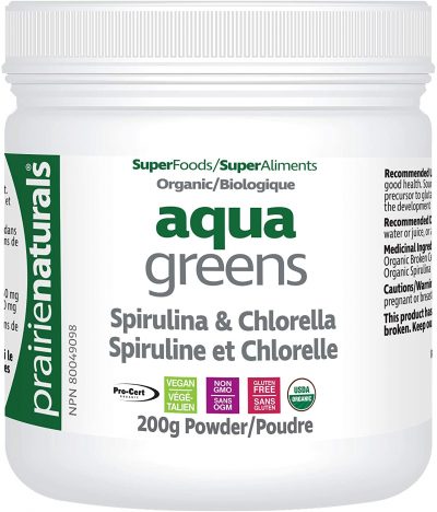 aqua greens spirulina and chlorella