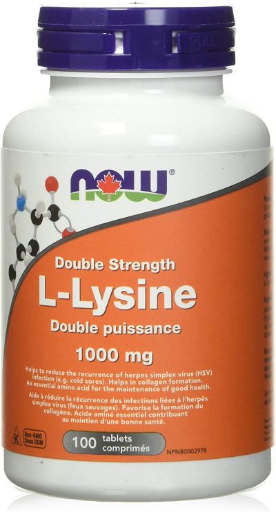 now l-lysine Helps in collagen formation, an essential amino acid for the maintenance of good health