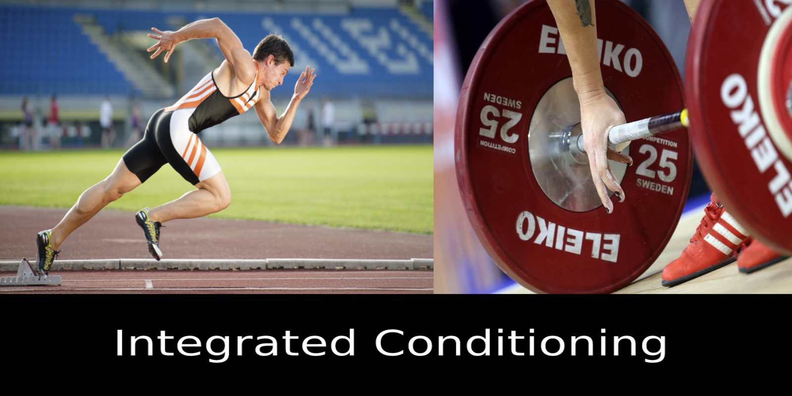 barbell, sprinter; integrated conditioning