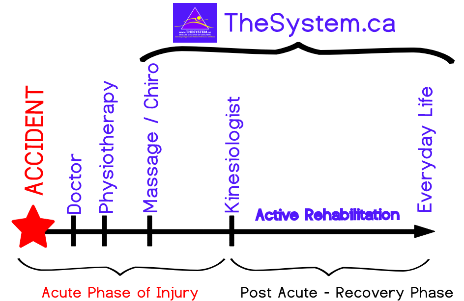 TheSystem.ca excels in thing requiring chiro, kinesiology, and active rehab/everyday life (i.e. post acute recovery).