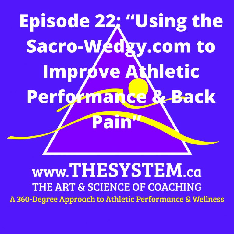 Episode 22: Using the Sacro-Wedgy.com to Improve Athletic Performance & Back Pain