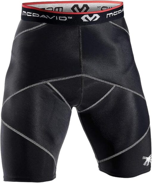 men's black compression shorts