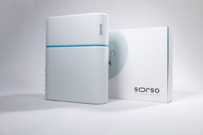 white sorso water drinking system